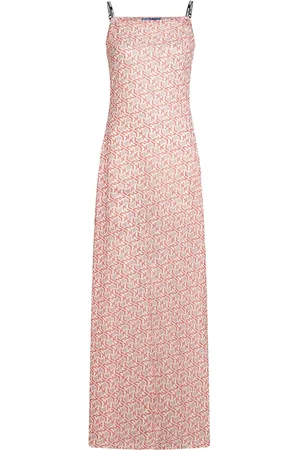 Karl Lagerfeld Vestido con monograma estampado
