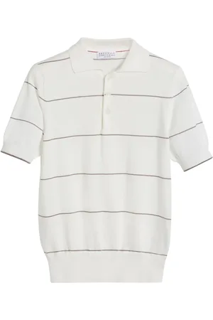 Brunello Cucinelli Polo a rayas