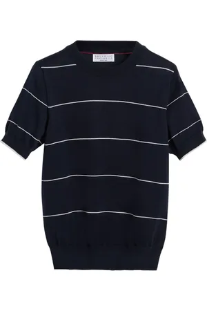 Brunello Cucinelli Polo a rayas
