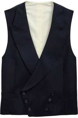 Ralph Lauren Chaleco de lana con doble botonadura
