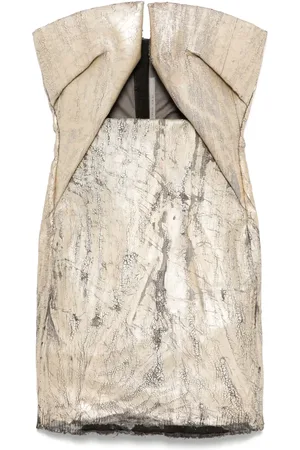 Rick Owens Vestido corto con detalle de garra