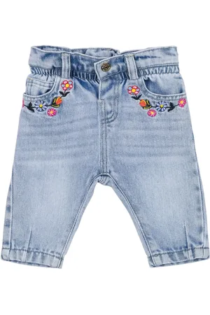 Moschino Vaqueros con bordado floral