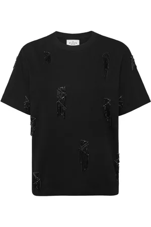 Philipp Plein Camiseta con flecos