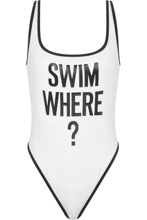 Moschino Bañador con estampado de eslogan
