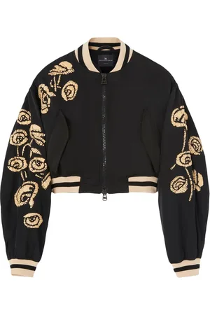 ERMANNO SCERVINO Chaqueta bómber con bordado floral