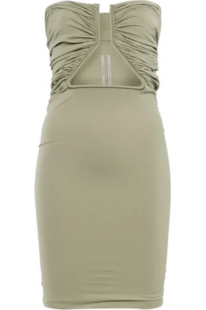 Rick Owens Vestido corto con detalle de garra