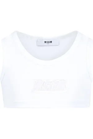 Msgm Top con aplique del logo