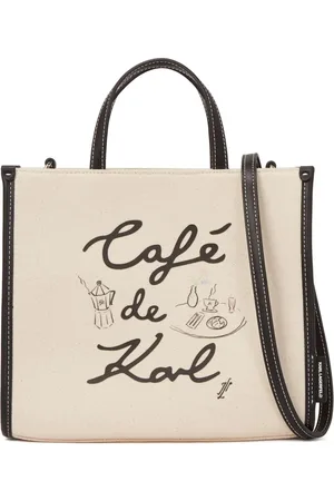 Karl Lagerfeld Bolso shopper de lona de x Jorge Parra
