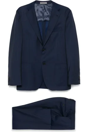 corneliani Traje a rayas en jacquard