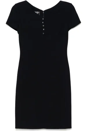 CHANEL Vestido de manga corta 1996