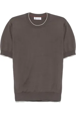 Brunello Cucinelli Camiseta de punto fino