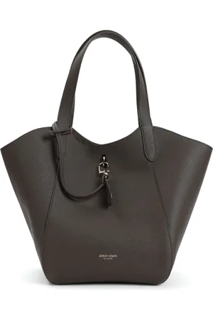 Giorgio Armani Bolso shopper mediano de piel granulada