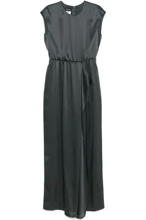 Giorgio Armani Vestido largo satinado