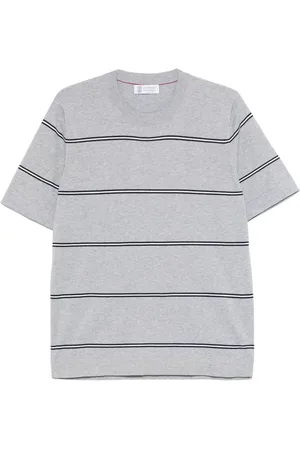 Brunello Cucinelli Camiseta a rayas