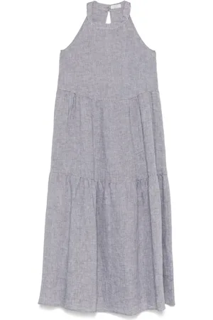 PESERICO SIGN Vestido midi a capas escalonadas