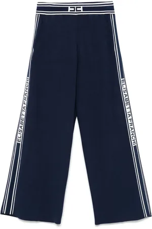 Elisabetta Franchi Pantalones con franjas en contraste