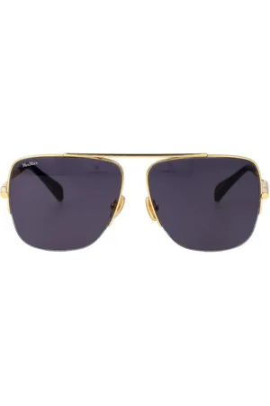 Max Mara Gafas de sol con montura piloto