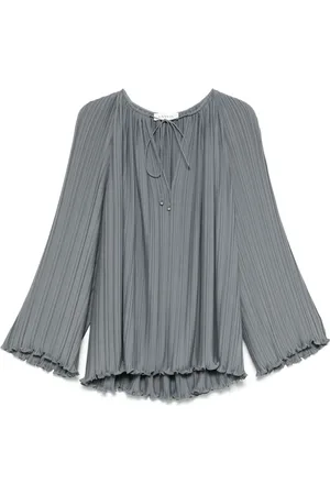 Lanvin Blusa plisada