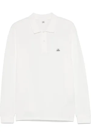 C.P. Company Polo de piqué con logo
