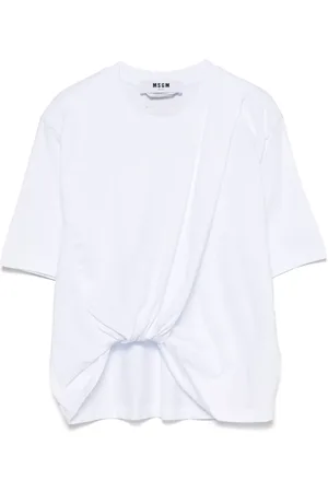 Msgm Camiseta de algodón