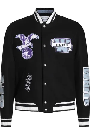 OFF-WHITE Chaqueta bómber con parche del logo