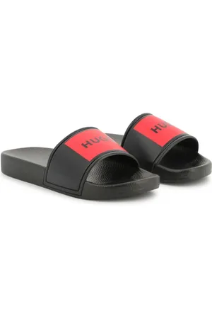 HUGO BOSS Sandalias con logo estampado