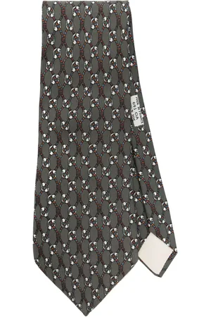 Hermès Corbata de seda 2010