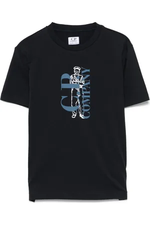 C.P. Company Camiseta con logo estampado