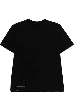 SACAI Camiseta con logo estampado