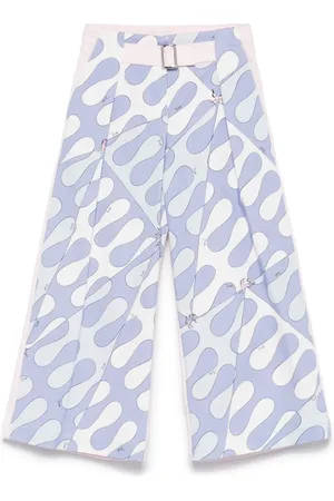 PUCCI Junior Pantalones con estampado Leocorno