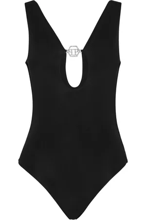 Philipp Plein Bañador con placa del logo