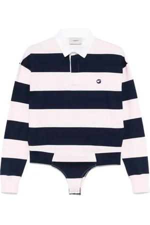 COPERNI Body tipo polo a rayas