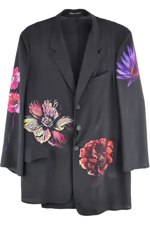 YOHJI YAMAMOTO Chaqueta con motivo floral