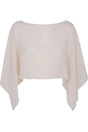 D.EXTERIOR Blusa con diseño de capa