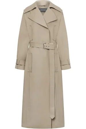 Alberta Ferretti Gabardina con cinturón