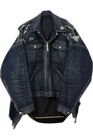 Maison Mihara Yasuhiro Chaqueta vaquera a capas