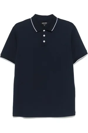 Giorgio Armani Polo de manga corta de algodón