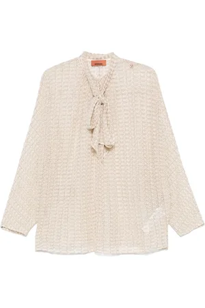 Missoni Blusa con cuello fajín