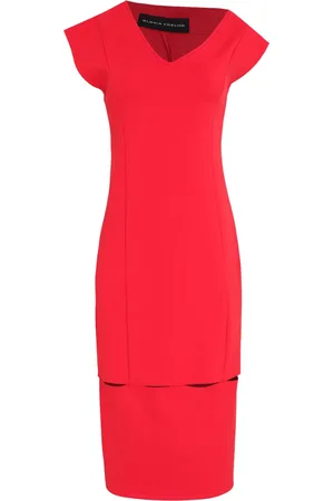 Gloria Coelho Vestido midi con abertura
