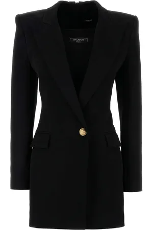 Balmain Vestido con diseño de blazer y botones
