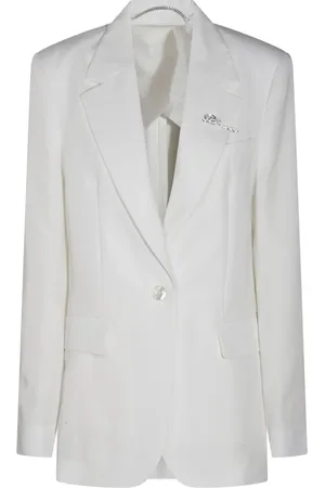 BLUMARINE Blazer con botones y letras del logo