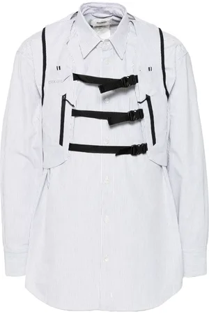 DOUBLET Camisa trail a rayas