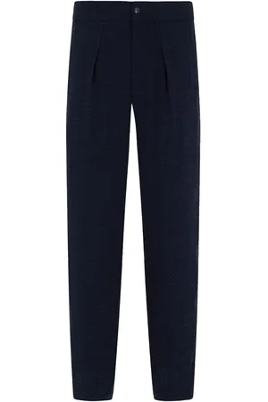 Giorgio Armani Pantalones con motivo en zigzag