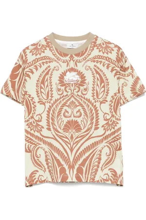 Etro Camiseta con estampado de cachemira