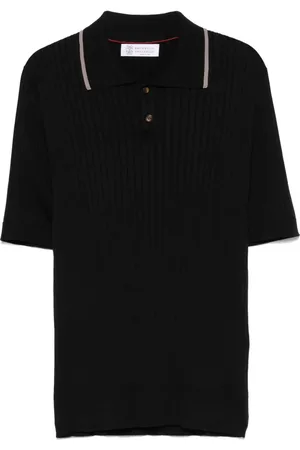 Brunello Cucinelli Polo de canalé