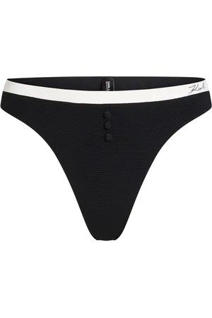 Karl Lagerfeld Bragas de bikini monocromáticas
