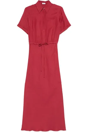 Brunello Cucinelli Vestido largo de twill