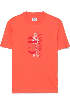 C.P. Company Camiseta con logo estampado