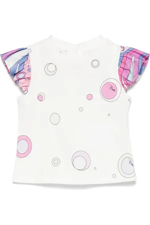 PUCCI Junior Top con motivo Fontane
