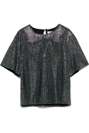 GIUSEPPE DI MORABITO Camiseta con apliques de strass